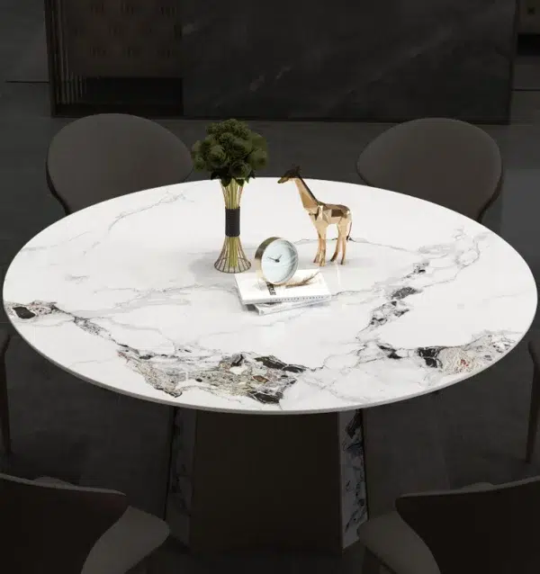 Mesa de comedor cubierta de jade frío ME-60 - Imagen 3