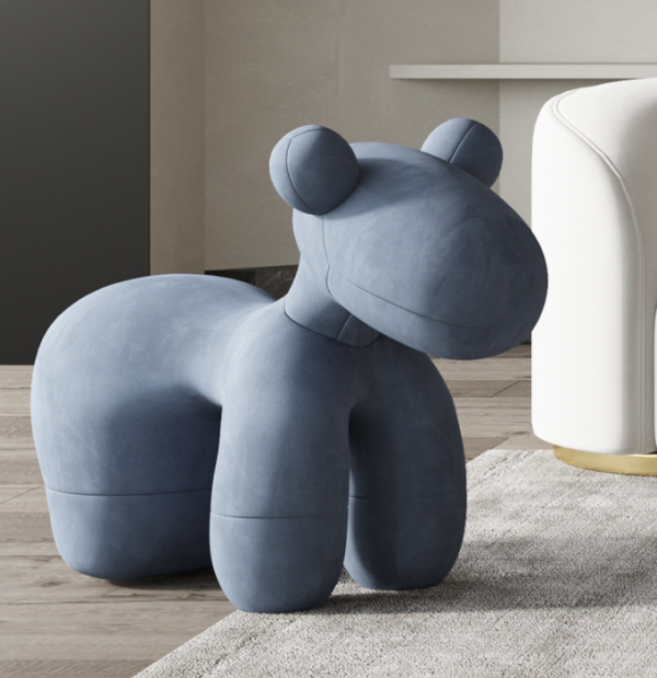 Taburete infantil oso