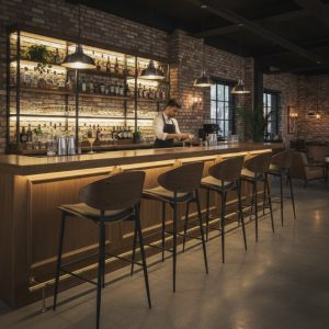 Taburete elegante de bar 101