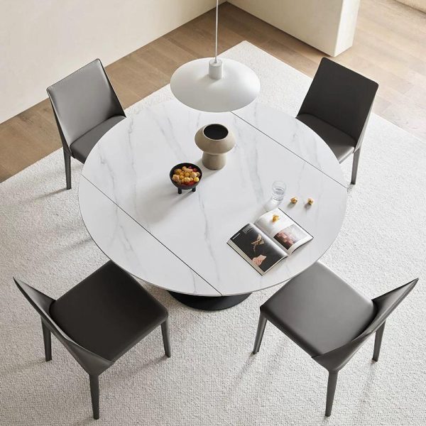 Mesa de comedor extensible base de acero ME-129